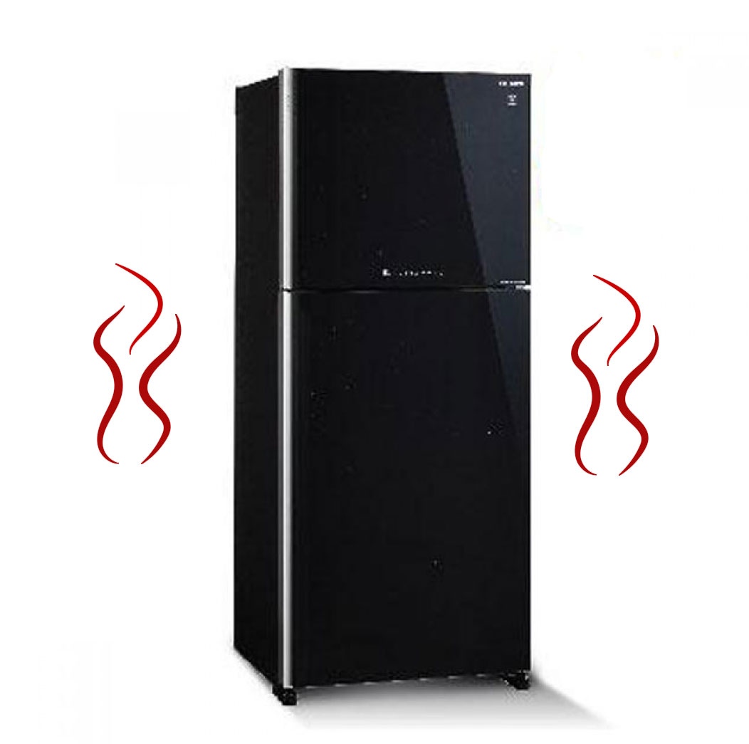 Khi làm lạnh, tủ lạnh thường sẽ nóng hai bên hông
