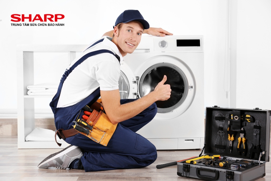Lợi ích khi sử dụng dịch vụ sửa chữa máy giặt Sharp uy tín