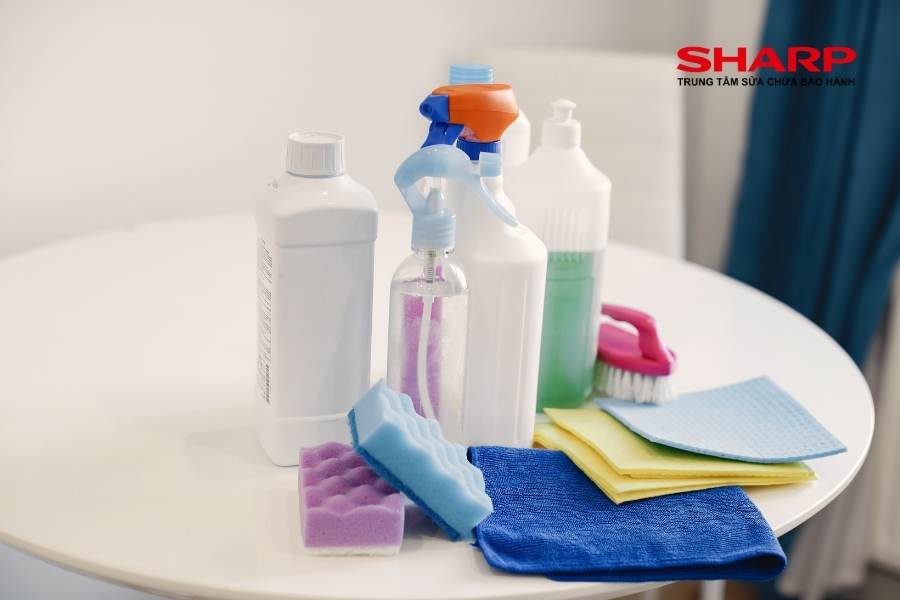 Chuẩn bị trước khi vệ sinh máy giặt