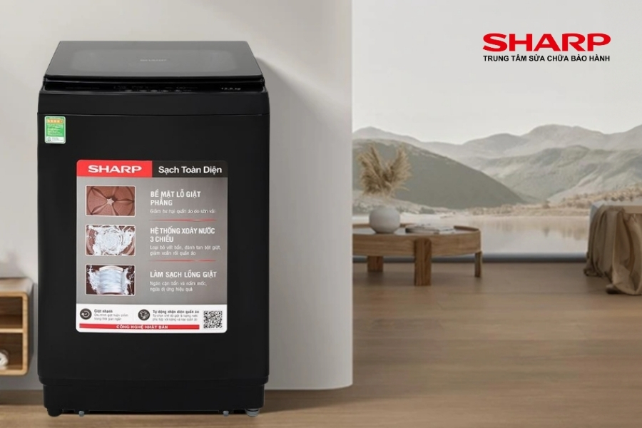 Ưu – Nhược Điểm Máy Giặt Sharp Lồng Đứng (Cửa Trên)